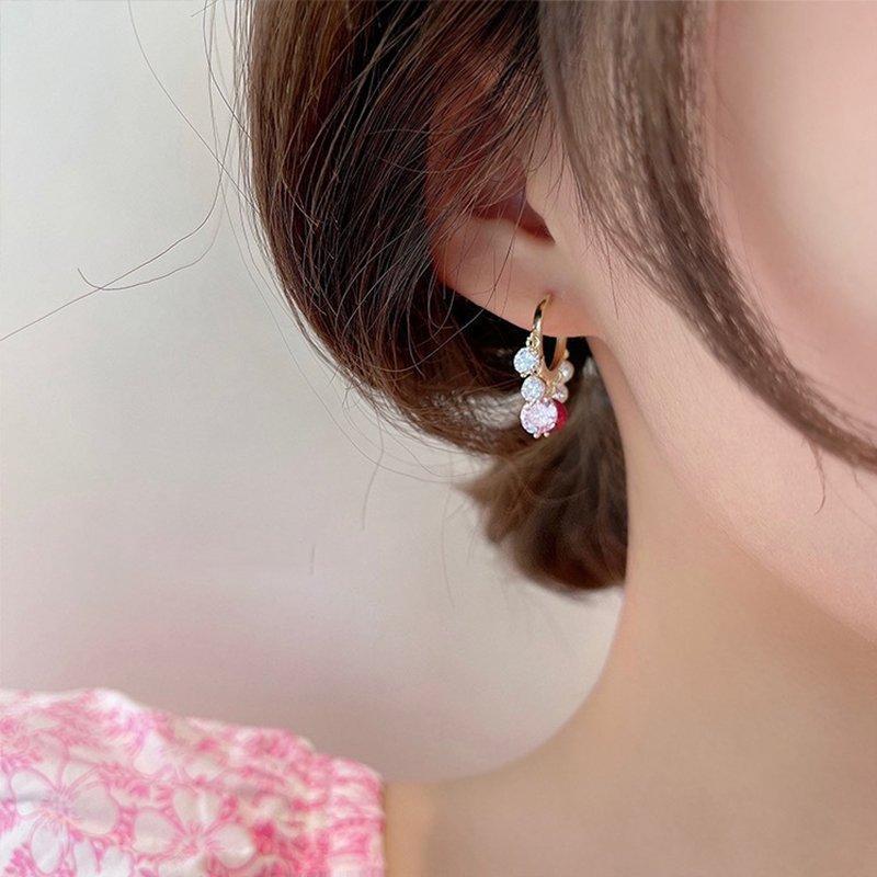 Tassel Diamond Water Drop Crystal Earrings