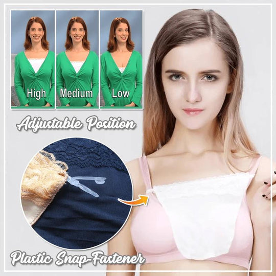 Lace privacy invisible bra