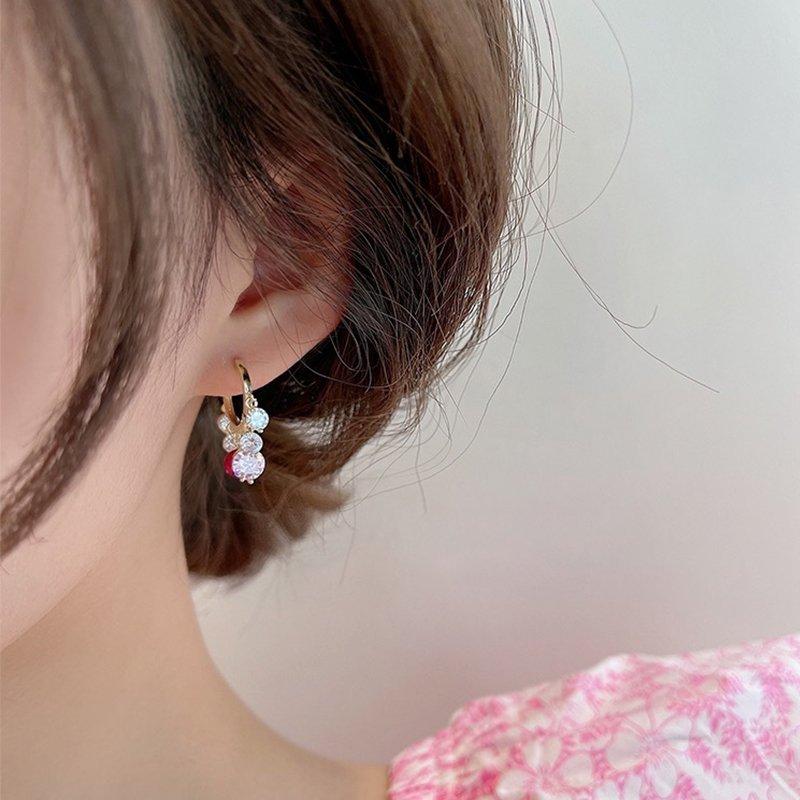 Tassel Diamond Water Drop Crystal Earrings