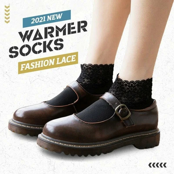 🔥2022 New Fashion Lace Warmer Socks(🎁Buy 1 Get 3 Socks)