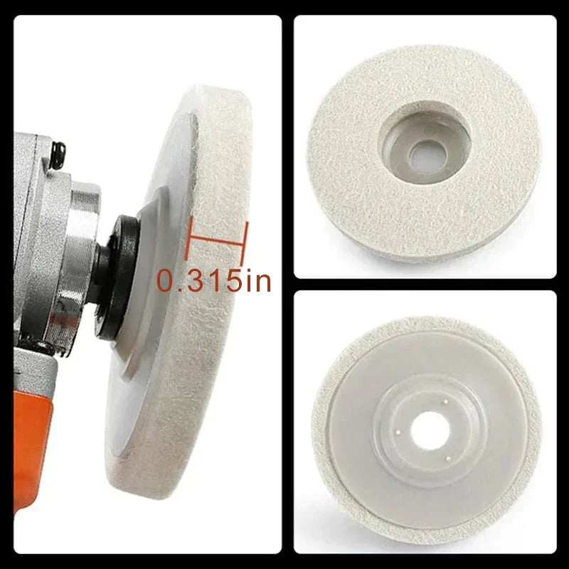 🔥Year-end Sale✨—Buy 1 Get 1 Free🎁Wool Felt Polishing Wheel Disc