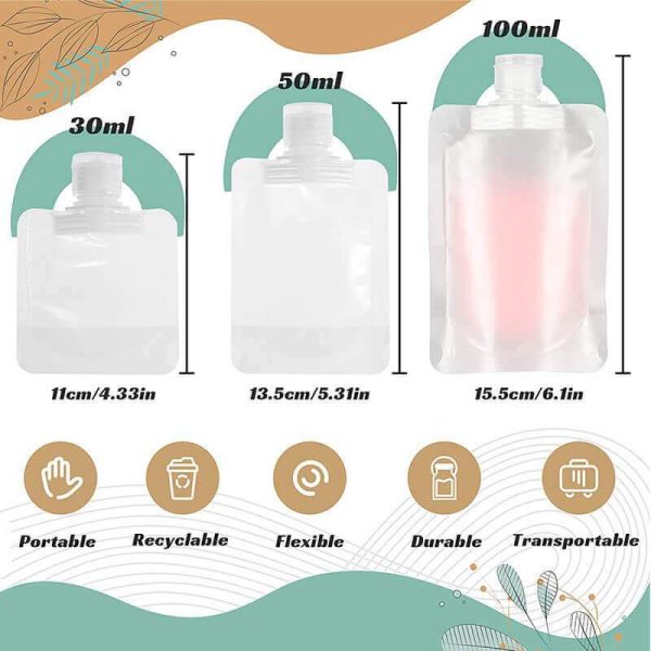 Portable Fluid Packing Bags (6Pcs/Set)