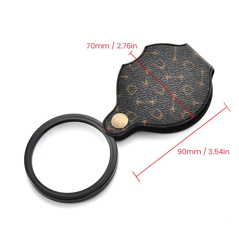 Premium Folding Mini Magnifying Glass