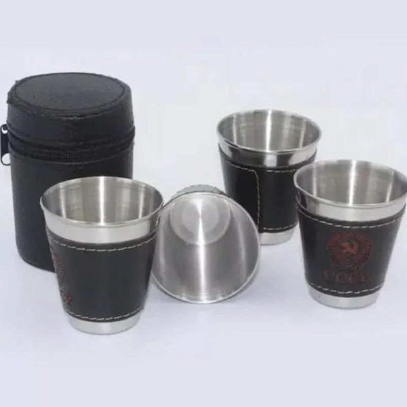 Stainless Steel Mug Set