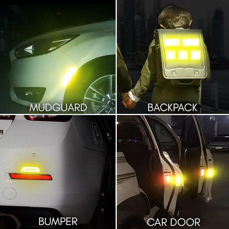 Universal Car Reflective Diamond Strips (Buy 4 get 4 free)