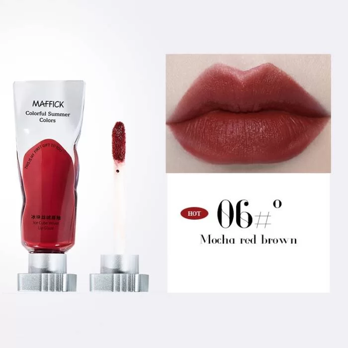 ✨✨Korea Ice Cube Waterproof Cosmetic Lip Glaze Matte, long-lasting, non-sticky