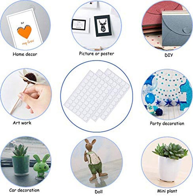 Dot double-sided tape (70 Pcs/Set)